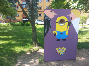 FOTO: Mimoni i padouchové v Jihlavě. Na Paloučku je opět veselo