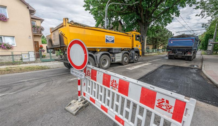 Ulice Na Slunci jsou opravené, dělníci vše stihli o dva týdny rychleji. Foto: Se svolením města Jihlava