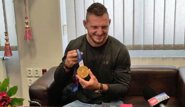 Lukáš Krpálek na jihlavské radnici v roce 2016