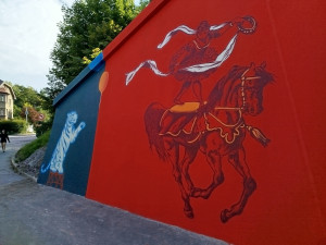 Stav výmalby mostu z 9.8.2025