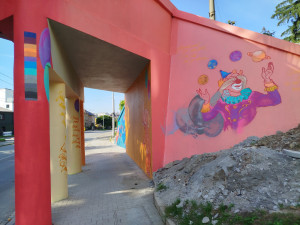 Stav výmalby mostu z 9.8.2025