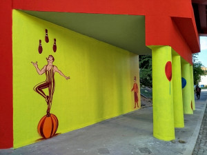 Stav výmalby mostu z 9.8.2025