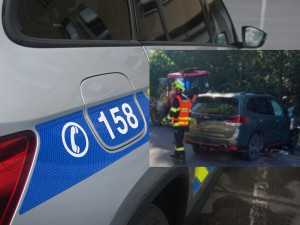 Ranní nehoda, při které se zranili dva lidé, komplikovala dopravu na Třebíčsku