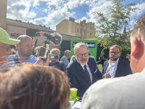 FOTO: Jihlava středobodem politické mapy Česka. Po Rakušanovi přijel i premiér Fiala