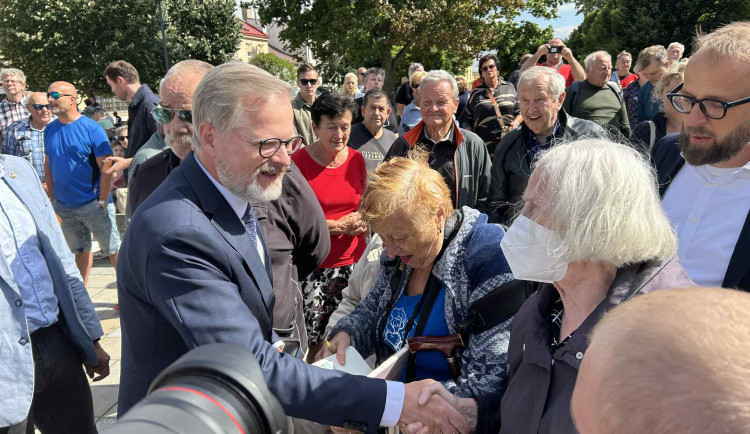 Jihlava středobodem politické mapy Česka. Po Rakušanovi přijel i premiér Fiala