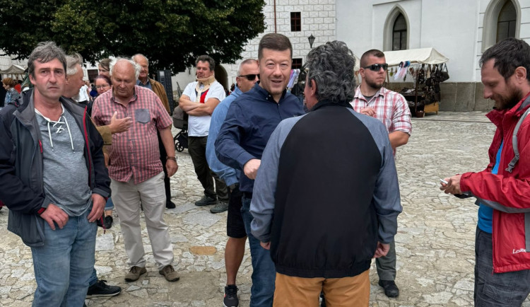 Tomio Okamura zneužil městskou akci, říká radnice. Jel jsem kolem, hájil se politik. Foto: Se svolením Města Třebíč