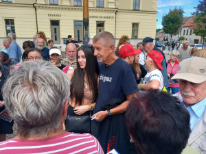 VIDEO: Jsme jediní, kteří víme, o čem mluvíme, prohlásil Andrej Babiš v Třešti
