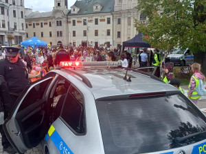 FOTO: Policie se v Jihlavě ukázala malým i velkým. Velký zájem vzbudilo Ferrari