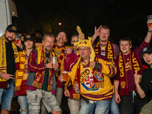 Dukla v prvním derby porazila Třebíč 2:0. Závěr utkání okořenila bitka