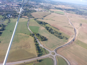 FOTO: Obchvaty zrychlují dopravu a mění krajinu u Brtnice, Rytířska i u Jihlavy