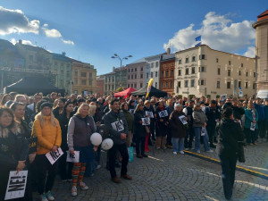 V Jihlavě lidé říkají „ne“ komunistům. Stále je velká naděje, sdělila Vašáryová
