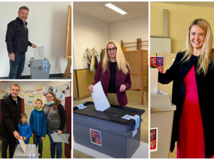 FOTO: První volební den je u konce. Většina politiků z Vysočiny má odvoleno