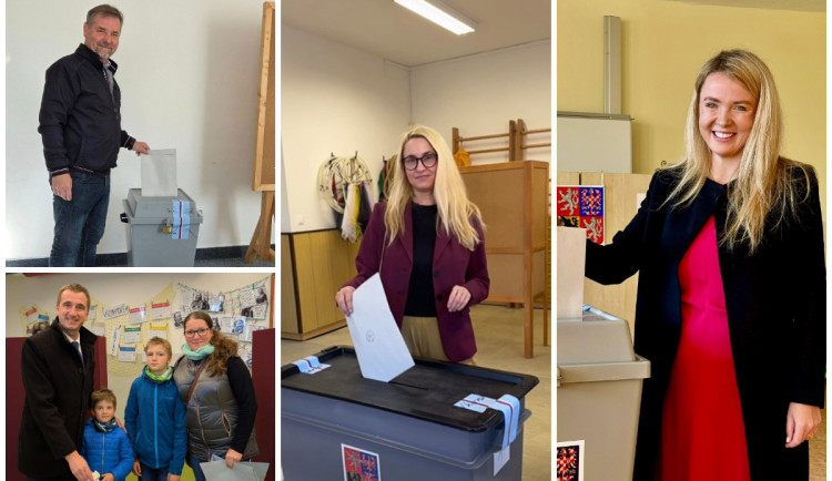 FOTO: První volební den je u konce. Většina politiků z Vysočiny má odvoleno
