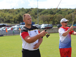 Karel Kobliha na letošním MS, které se konalo v Chorvatsku (vpravo)