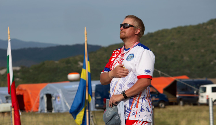 Karel Kobliha na letošním MS, které se konalo v Chorvatsku