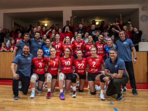 VIDEO: Český pohár ve volejbalu v Jihlavě proti extraligové Ostravě viděla plná hala