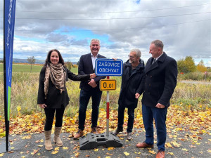 Trasa pro dostavbu Dukovan. V Zašovicích začali budovat obchvat za 228 milionů