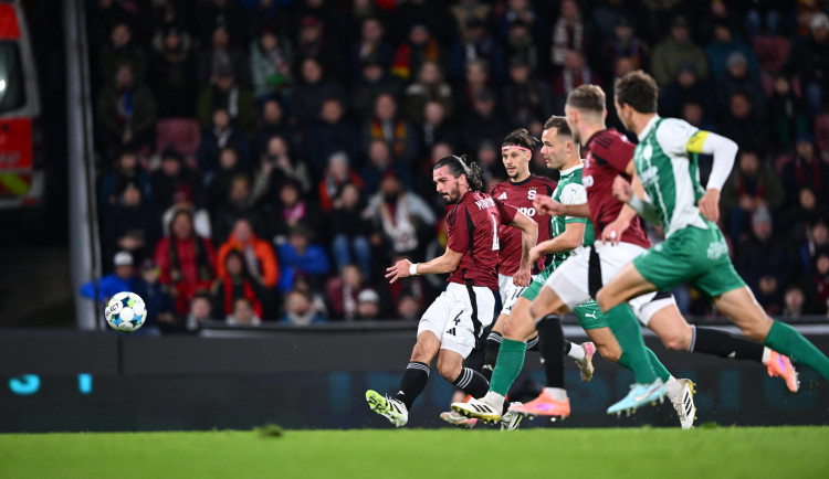 Fotbalisté Sparty zdolali 2:1 Bohemians 1905 a vrátili se do čela ligové tabulky