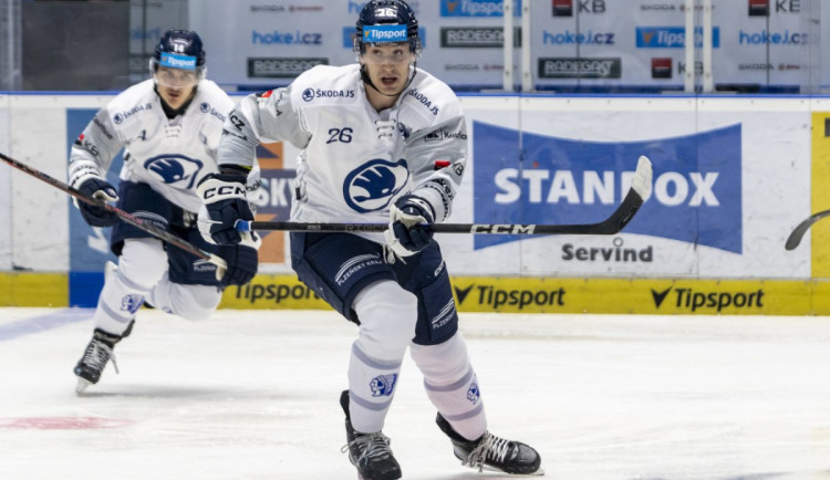 Hokejisté Plzně porazili v souboji o 2. místo Brno, nájezdy rozhodl Ville Petman