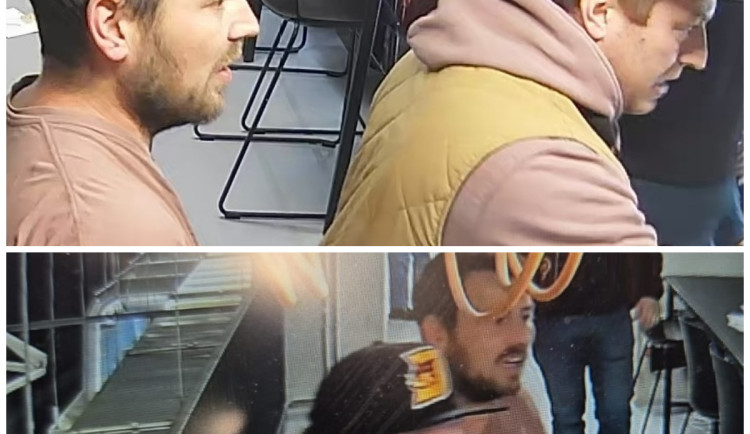 Na derby v Horácké aréně byla napadená ostraha. Policie hledá dvojici na fotkách