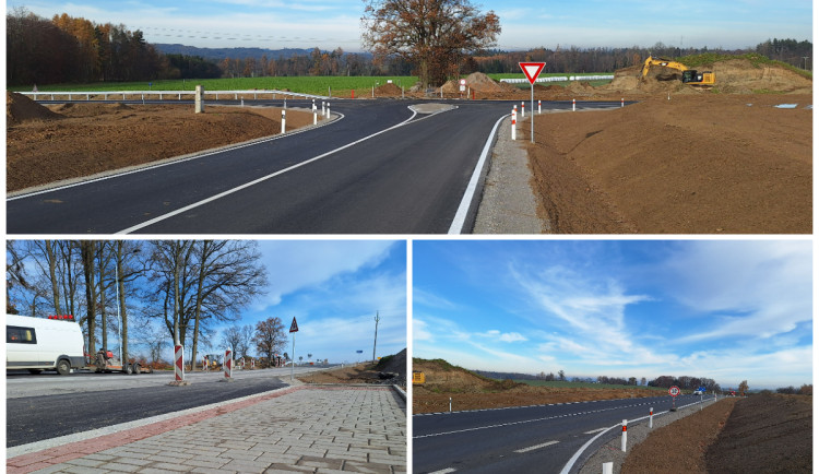 Na Havlíčkobrodsku je průjezdná přestavěná křižovatka u Květinova