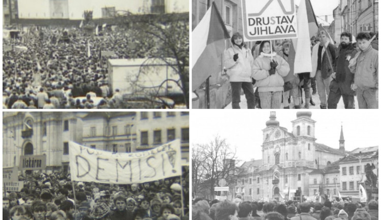 Revoluční plamen se v v Jihlavě rozhořel o týden později. Hlavními lídry byli vysokoškoláci