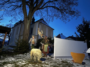 VIDEO: Také v Dolní Cerekvi zahájili advent. Stromek u kostela rozsvítil anděl