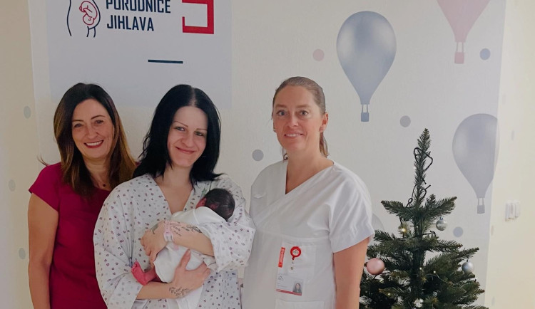 V jihlavské porodnici bylo letos už tisíc porodů. Jubilejním miminkem je Amy Gizela