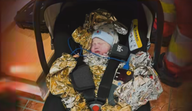 VIDEO: Vánoce, na které se nezapomíná. Muž si odrodil své dítě sám, jen s operátorkou na uchu