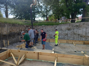 Nová zbrojnice v Nadějově byla jako Horácká aréna. Hasiči uspěli v celostátní anketě. Foto: Se svolením SDH Nadějov