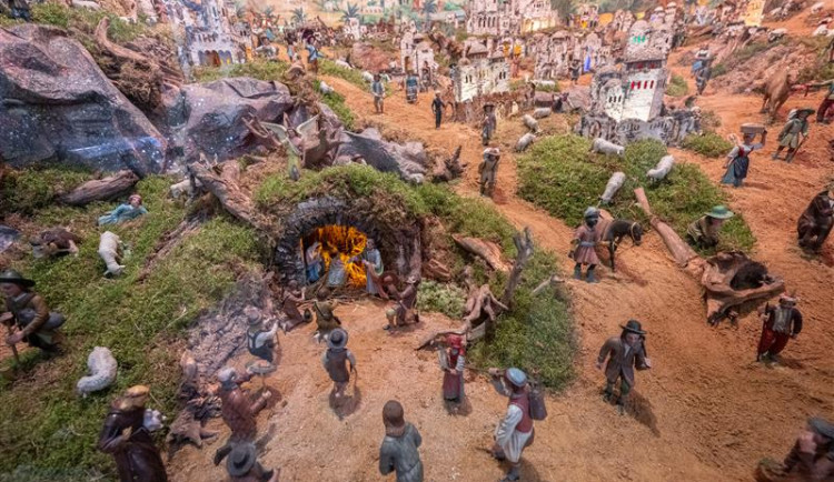 V minoritském kostele v Jihlavě probíhá výstava největšího betlému na Vysočině