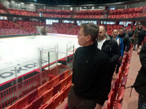 FOTO: Berdych přivezl Davis Cup do Horácké arény v Jihlavě. Tenisový svátek se blíží