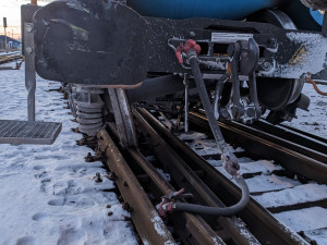 V Havlíčkově Brodě vykolejil cisternový vagon, omezený je provoz na Okrouhlici