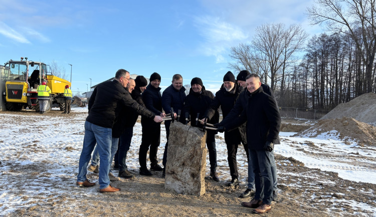 Začala stavba budovy Pelhřimovské vodárenské za 66 milionů korun. Foto: Se svolením Radnice Pelhřimov