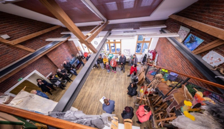 Ilustrační foto z komentované prohlídky v ZUŠ Jihlava. Foto: Se svolením ZUŠ Jihlava