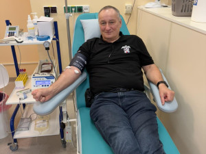 Loučím se se slzou v oku, říká dárce krve z Pelhřimova. Pomáhá od svých 18 let