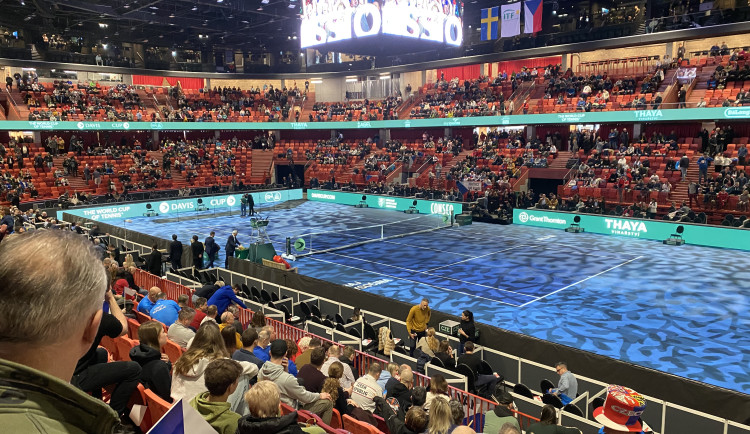 ON-LINE: Jihlava poprvé hostí Davis Cup, v Horácké aréně hrají Češi proti Švédům