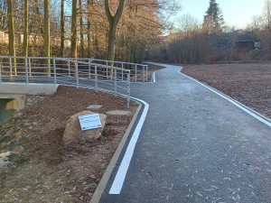 Nová cyklostezka propojuje Bedřichov s nádražím, jezdit se po ní už smí. Foto: Se svolením města Jihlava