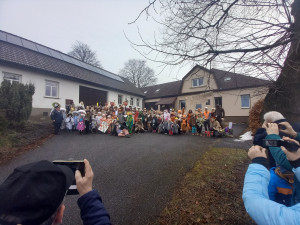 VIDEO: V Kamenici se vrátili o tisíce let zpátky. Tradiční masopust skvěle bavil