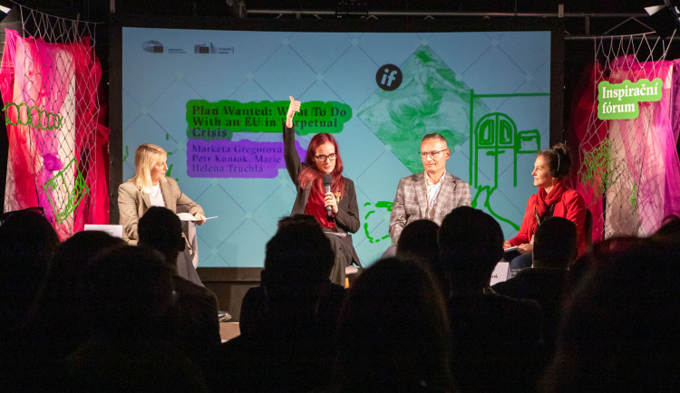 Inspirační fórum MFDF Ji.hlava. Foto: Z facebooku MFDF Ji.hlava, Antonín Chloupek