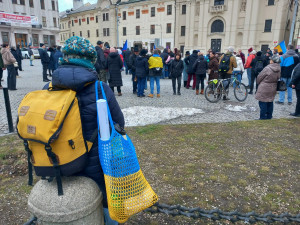 ON-LINE: „Stojíme za Ukrajinou“. Jihlava si dnes připomíná začátek války
