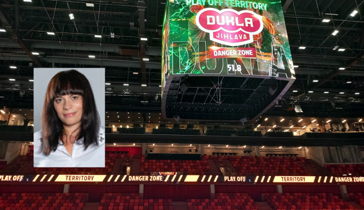 Na play-off uděláme show, která tu ještě nebyla, těší se Ruth Denčevová z Dukly. Foto: Martin Singr + se svolením HC Dukla Jihlava (redakčně upraveno)