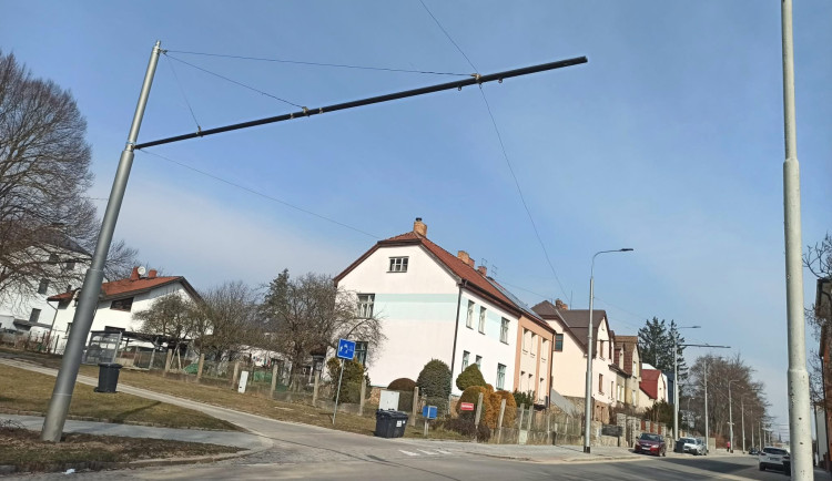 Jihlava prodlouží linku D. Trolejbusy už brzy zamíří na sídliště U Hřbitova