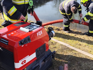 Rozsáhlý požár lesa u Věžničky. Foto: Poskytl JSDH Jihlava