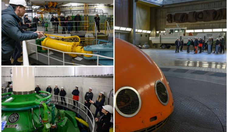 O prohlídky dalešické elektrárny byl obrovský zájem. Místa byla za den rozebraná