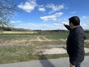 MAPA: Dálnice D20 by mohla vést těsně vedle Dolní Cerekve, kolem skladu vyhořelého paliva