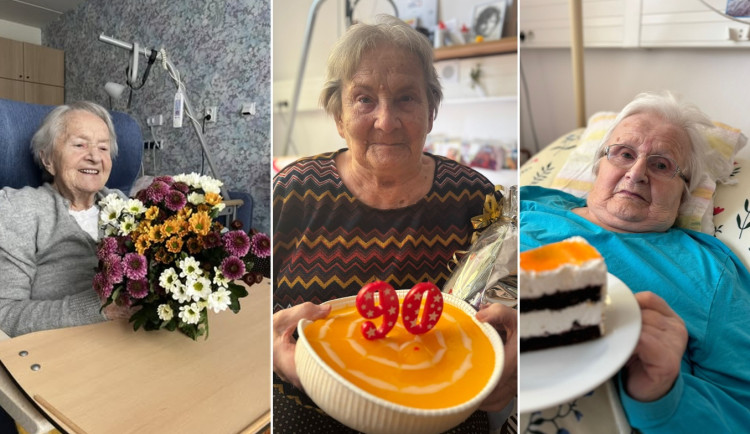Krásná jubilea. Jiřina Navrátilová oslavila 105. narozeniny, slavily i paní Marie a Věra