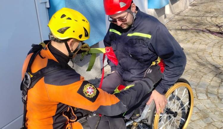 Setkání hasičů s Honzou. Foto: HZS Kraje Vysočina