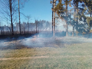 FOTO: Na Žďársku hořelo šest hektarů lesa. Požár zaměstnal 11 jednotek