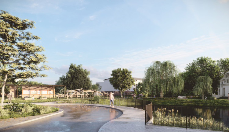 V Hrádku vzniká nový park za skoro sto milionů korun